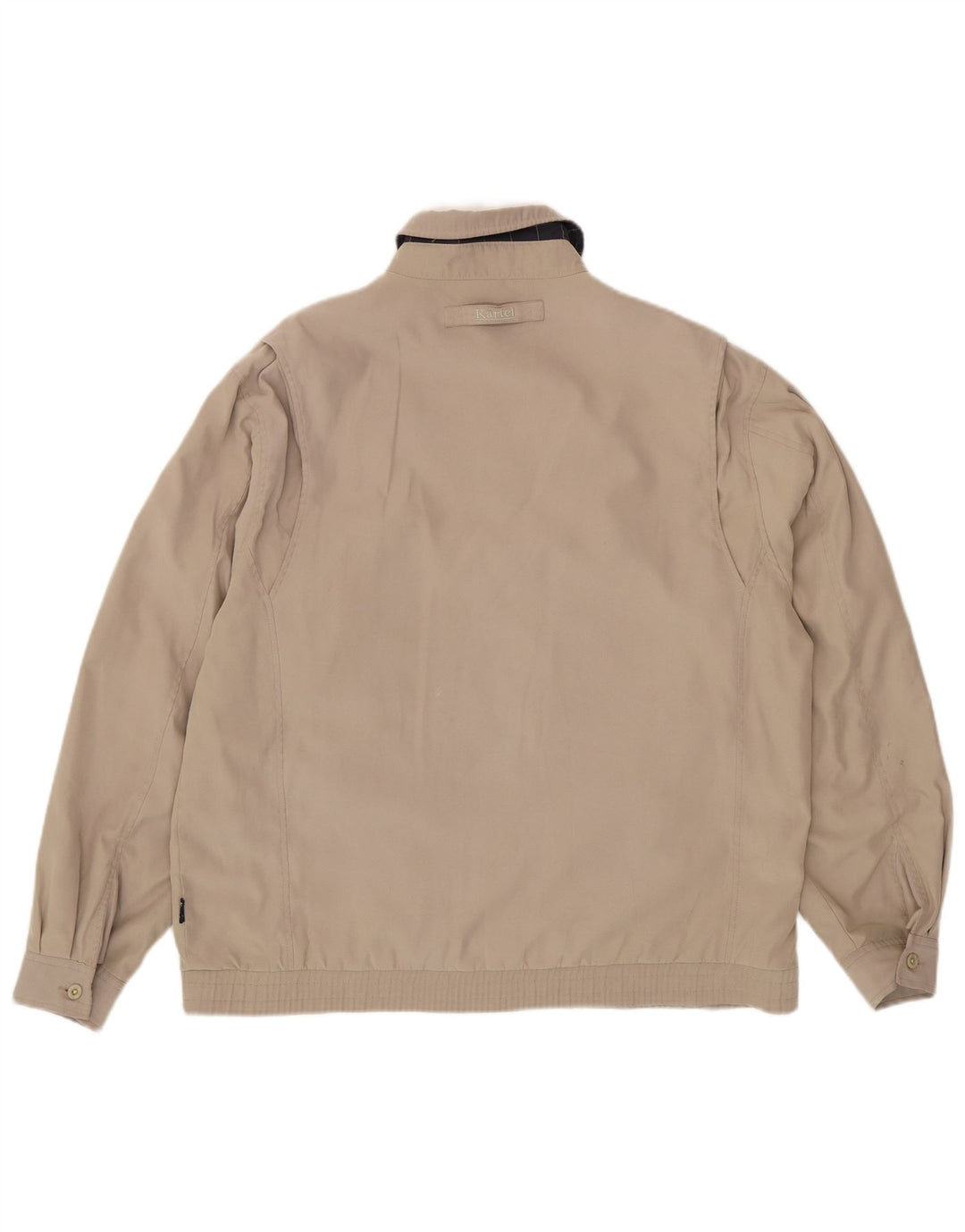 KARTEL Mens Bomber Jacket UK 38 Medium Grey Polyester