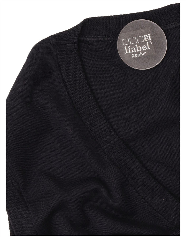 Мужская майка-майка Liabel, маленькая, темно-синяя, из натуральной шерсти