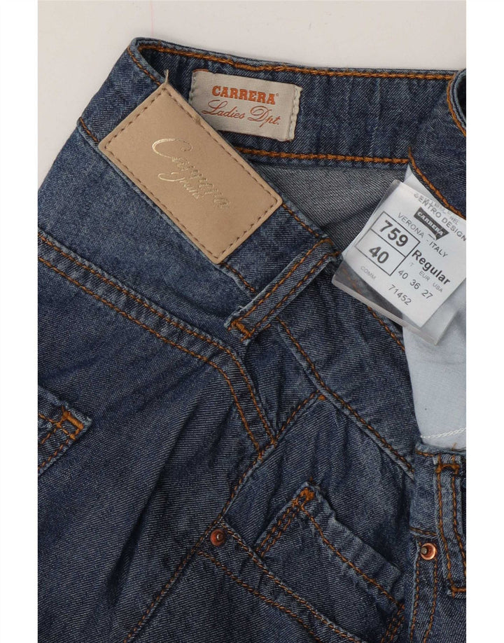 Женские джинсовые шорты Carrera W27, маленькие синие, хлопок