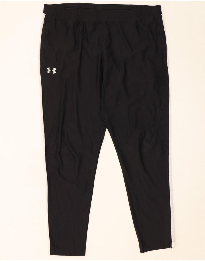 Мужские спортивные брюки Under Armour 2XL, черные с цветными блоками
