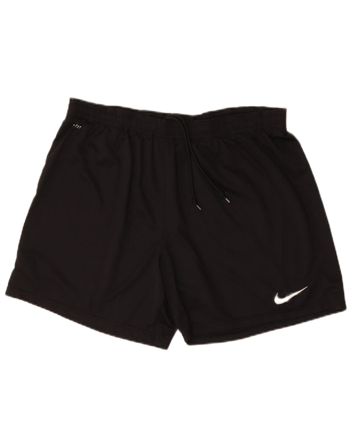 Женские спортивные шорты Nike Dri Fit XL, черный полиэстер
