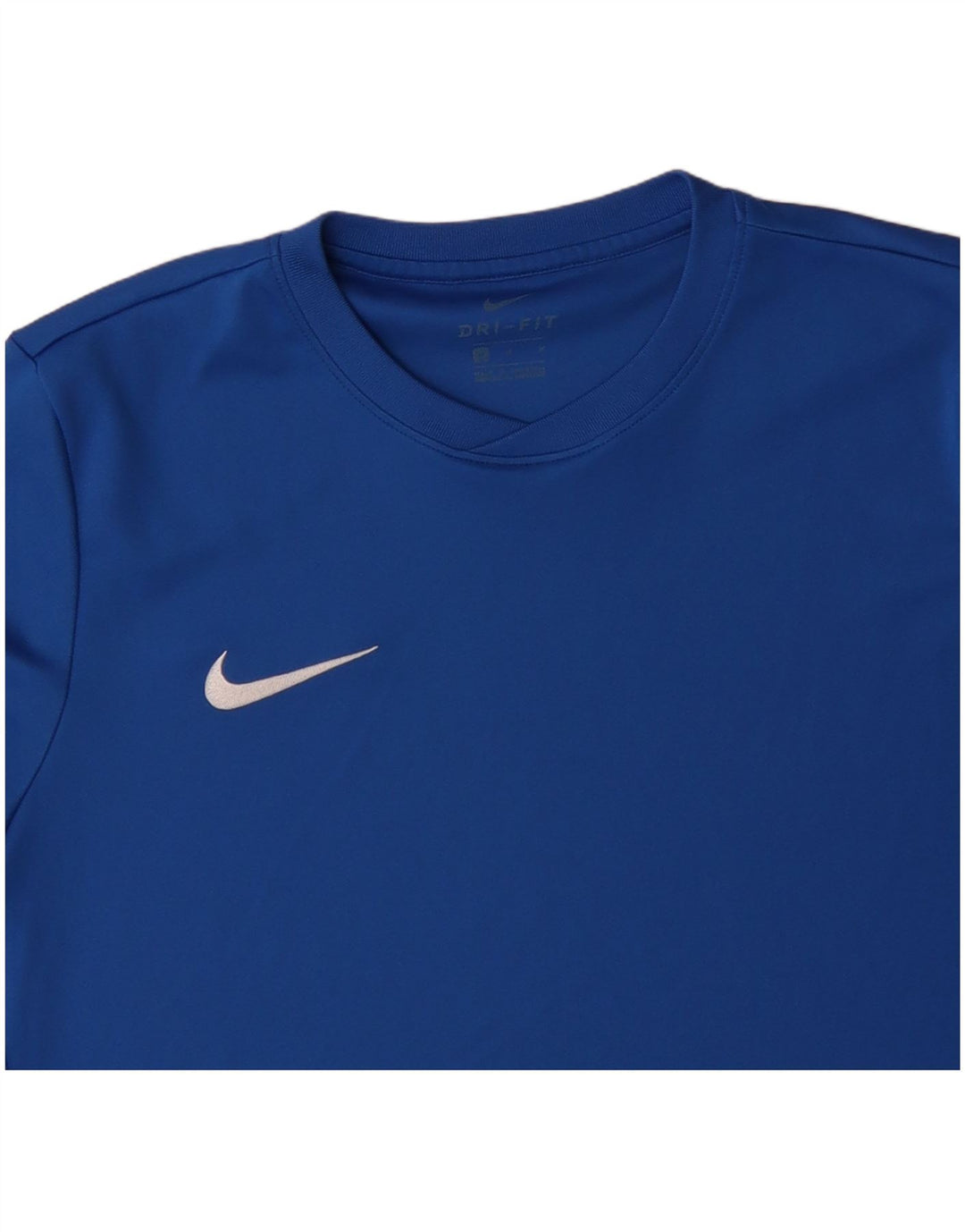 Мужская футболка NIKE Dri Fit из полиэстера среднего синего цвета