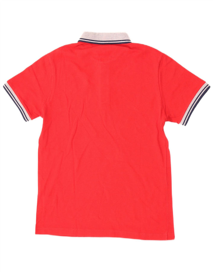 Мужская рубашка-поло для регби Fred Perry, хлопковая, среднего красного цвета