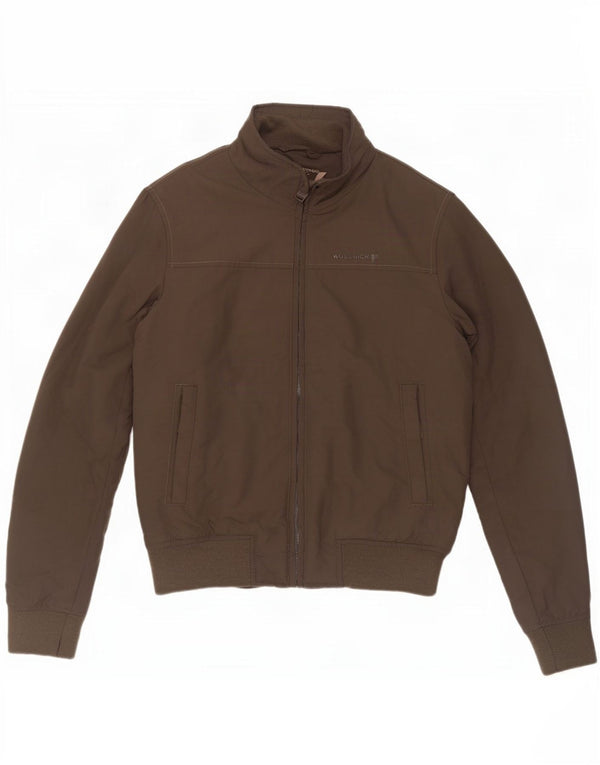 Мужская куртка-бомбер Woolrich UK 36, маленький нейлон цвета хаки
