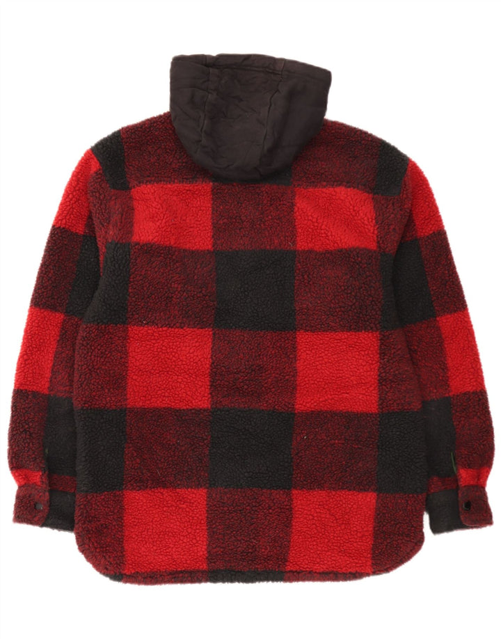 Мужская фланелевая рубашка Lumberjack с капюшоном Levi's, маленькая красная клетка