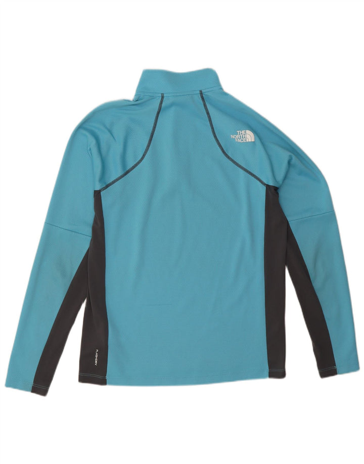 Мужской пуловер с воротником на молнии The North Face, маленький синий цветной блок