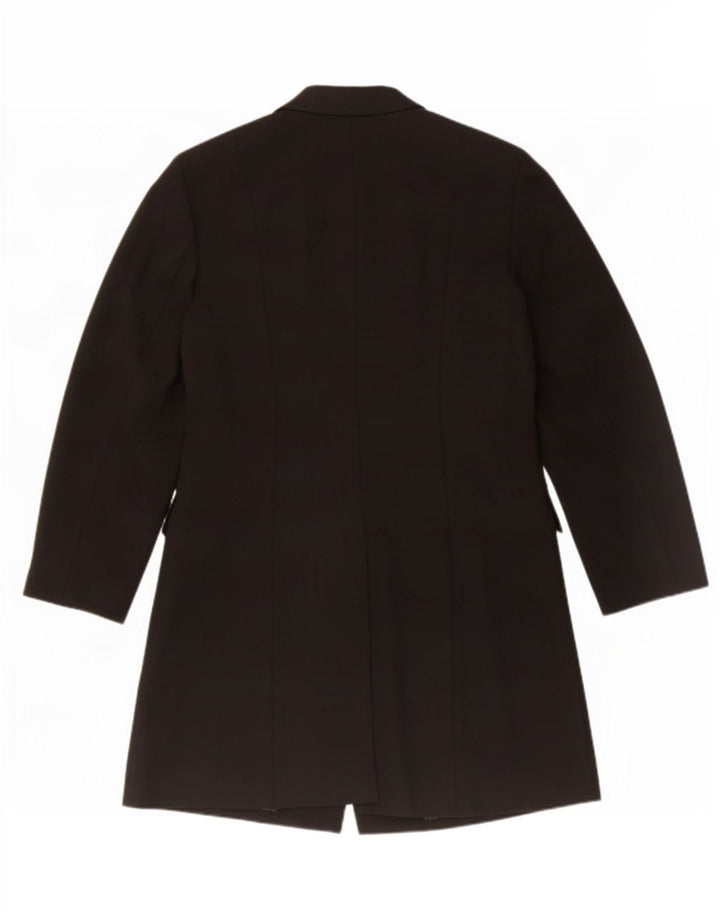 Женское пальто Dkny US 14 XL, черное шерстяное