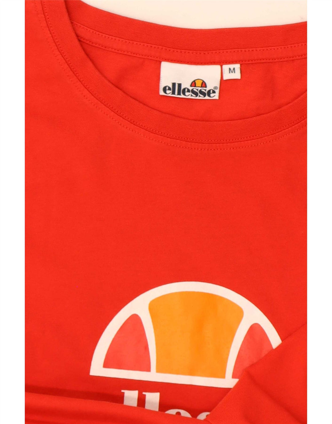 Мужская футболка Ellesse с рисунком, средний красный, цветной блок