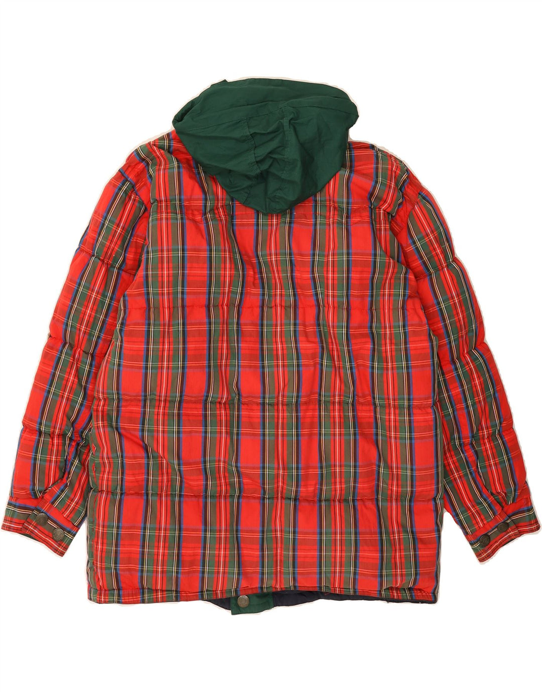 MCGREGOR Mens Hooded Reversible Jacket UK 40 Large Green Colourblock Vintage McGregor and Second-Hand McGregor from Messina Hembry 