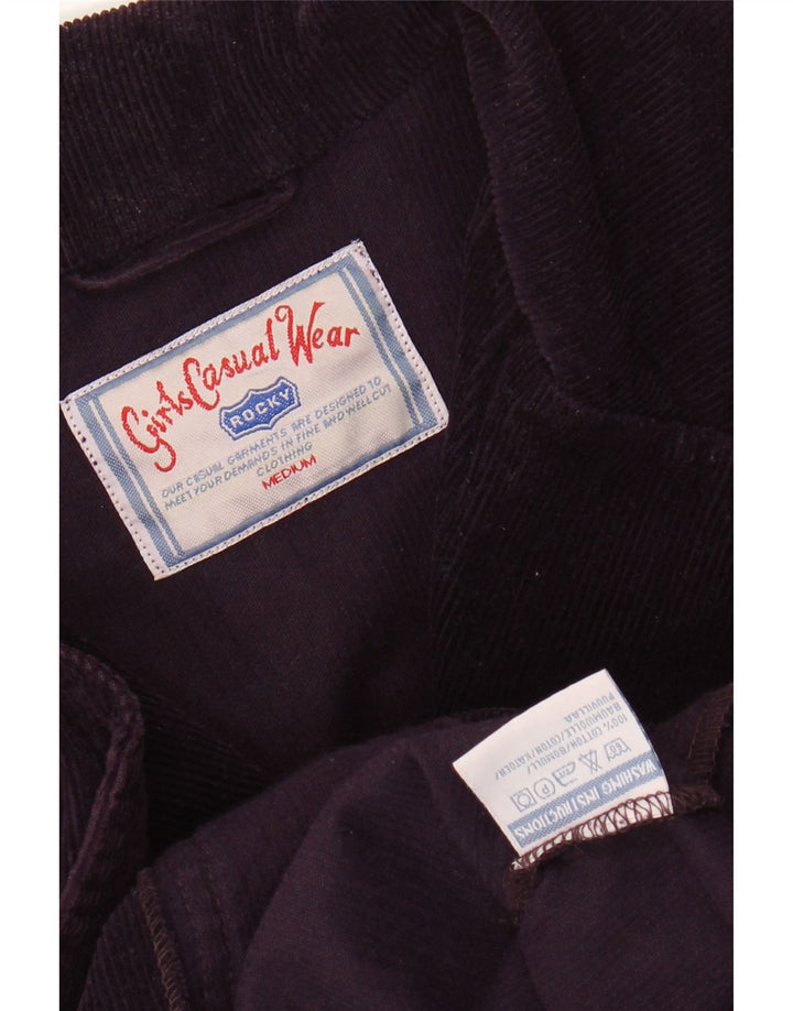 Женский вельветовый пиджак ROCKY с 5 пуговицами, Великобритания 14, средний фиолетовый хлопок
