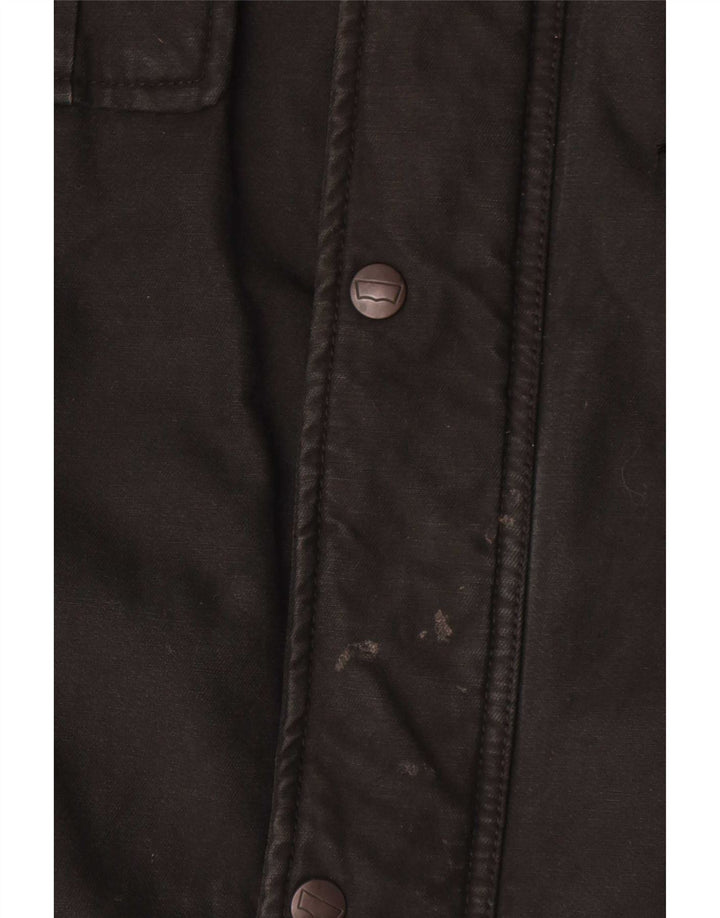 Мужская куртка Levi's Utility UK 42 XL, черный хлопок