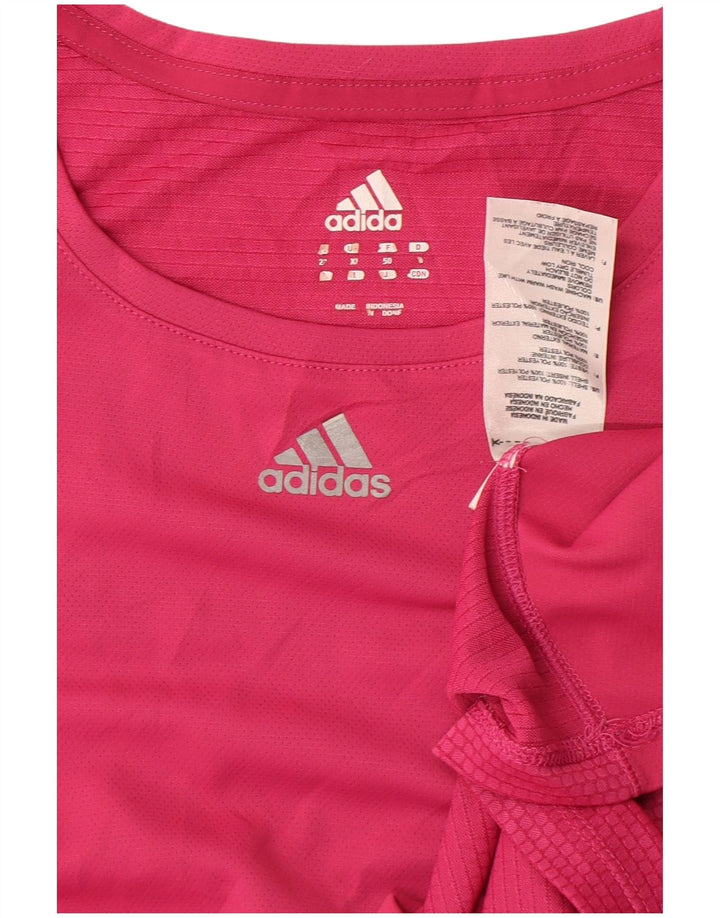 Женская футболка Adidas Top UK 18 XL, розовый полиэстер