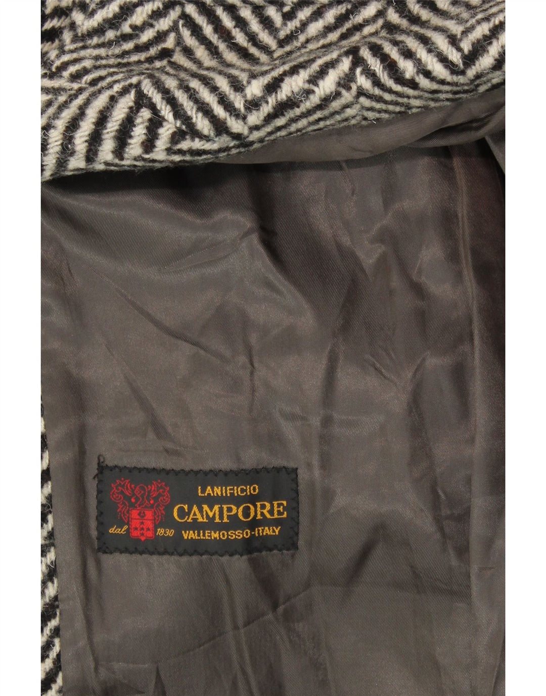 LANIFICO CAMPORE Женское двубортное пальто IT 44 Средний Черный