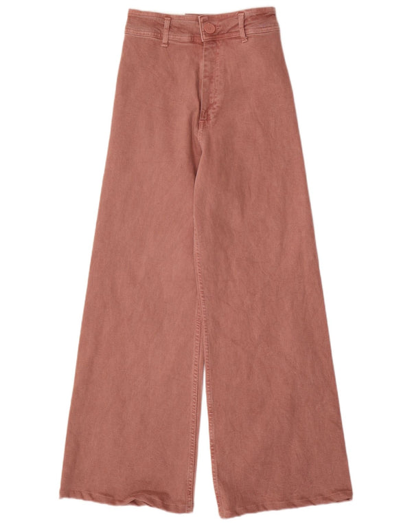 Женские прямые широкие джинсы Zara The Marine EU 34 2XS W24 L28, розовые