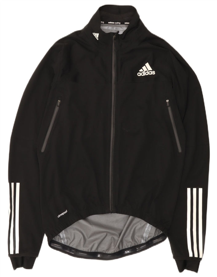 Женская дождевик Adidas Climacool UK 14, средний черный, полиэстер