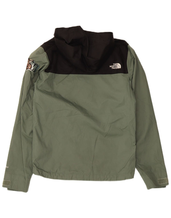 Мужская дождевик с капюшоном The North Face Dryvent UK 34 XS, зеленый цветной блок