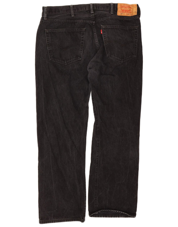Мужские прямые джинсы Levi's 501 W38 L30, черный хлопок