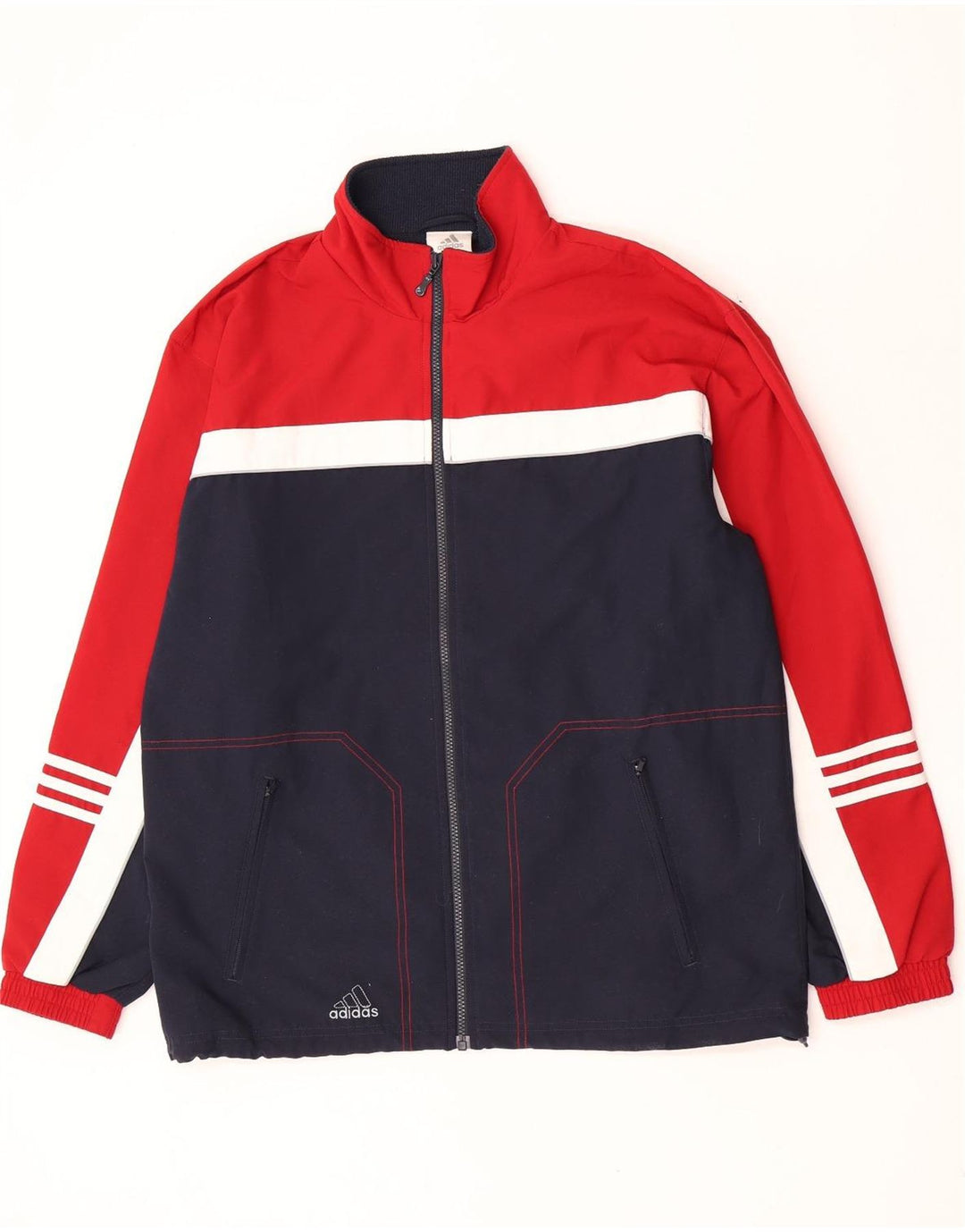 Мужская спортивная куртка Adidas UK 40/42, средний разноцветный цветной блок