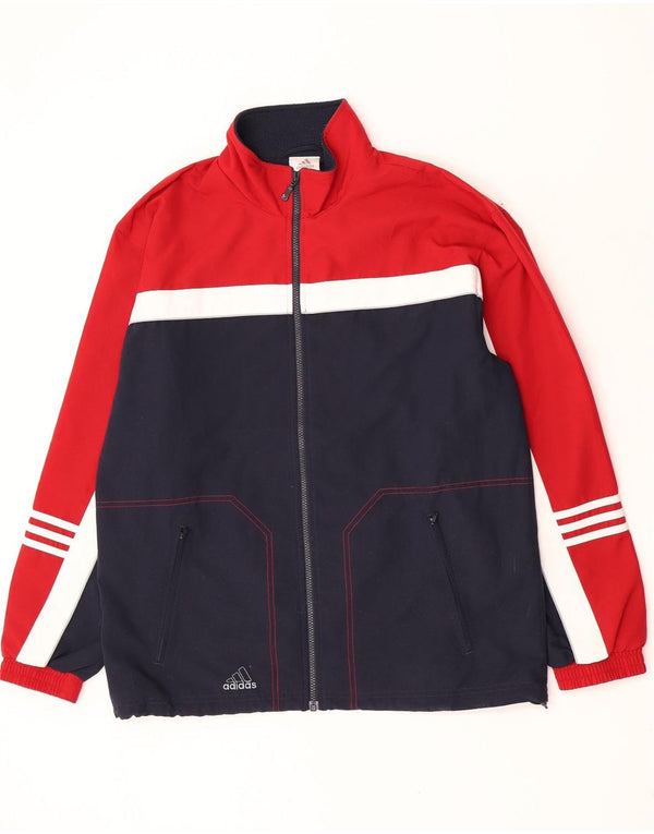 Мужская спортивная куртка Adidas UK 40/42, средний разноцветный цветной блок