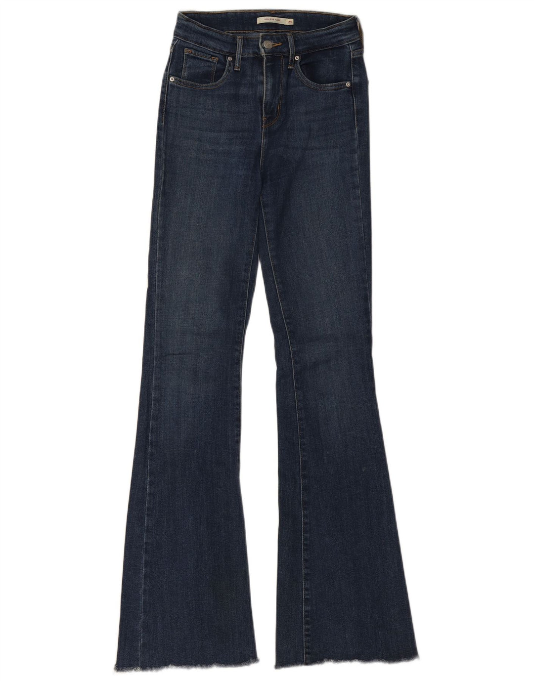 Женские расклешенные джинсы Levi's с высокой посадкой W25 L32 Темно-синий хлопок