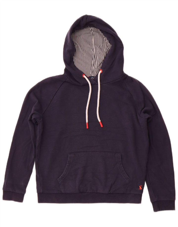 JOULES Женский джемпер с капюшоном оверсайз UK 8, маленький темно-синий, хлопок