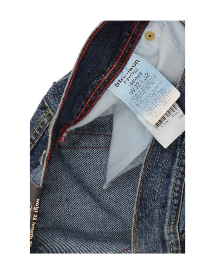 Мужские джинсы Bootcut STRELLSON W32 L32 синие, хлопок
