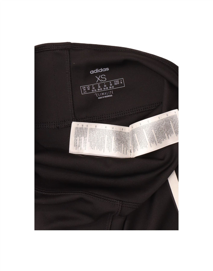 ADIDAS Womens Climalite Leggings UK 4/6 XS  Black Polyester