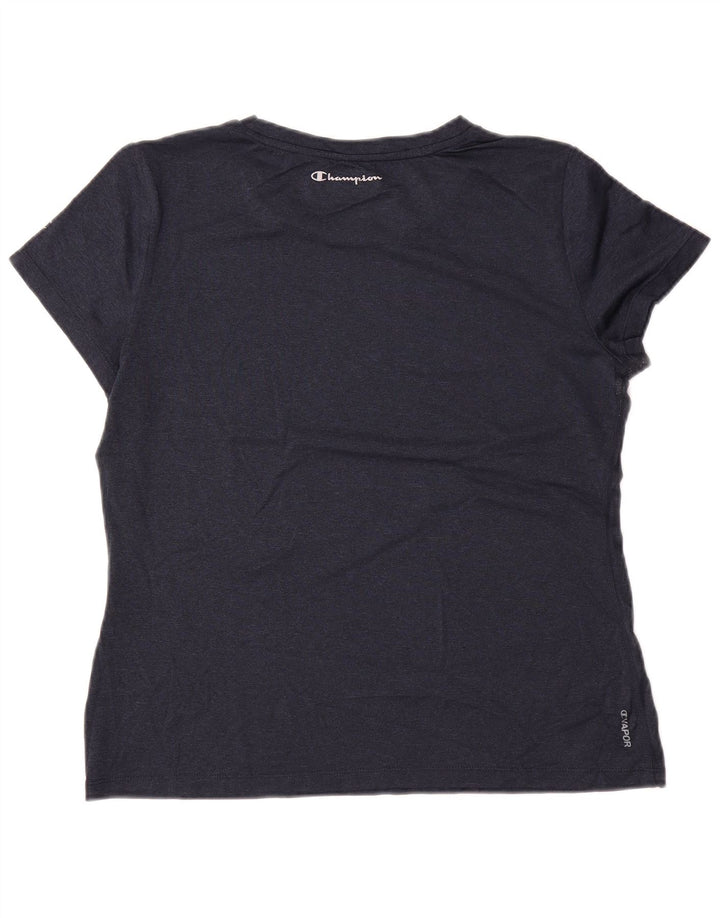 Женская футболка с рисунком CHAMPION Top UK 14 Medium Navy Blue