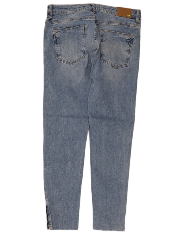 Женские узкие джинсы Zara EU 40 Medium W30 L26 Синие