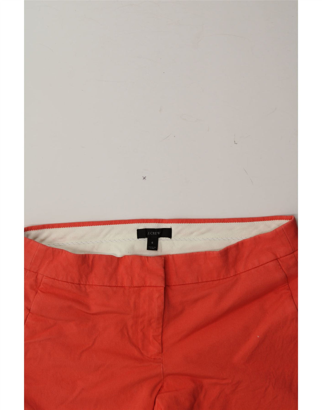 J. CREW Womens Bootcut Chino Trousers US 6 Medium W32 L25 Orange Cotton Vintage J. Crew and Second-Hand J. Crew from Messina Hembry 