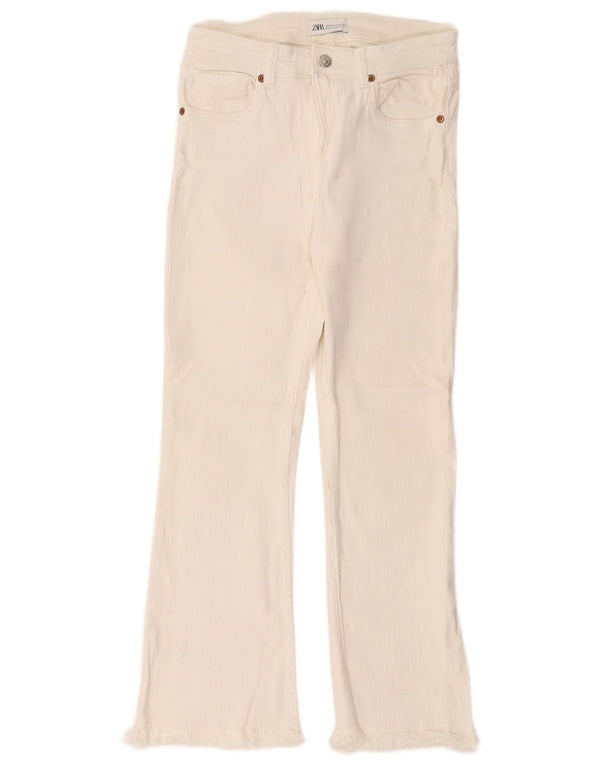 Женские расклешенные джинсы Zara EU 36 XS W26 L26, белый хлопок