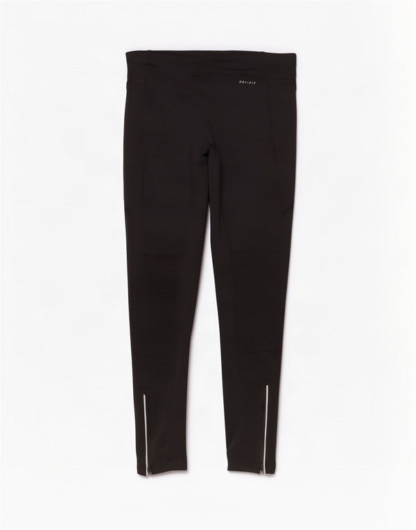 Женские леггинсы Nike Dri Fit UK 10, маленькие черные
