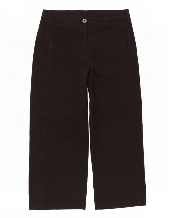 Женские брюки чинос с завышенной талией Zara, XL W32 L27, черные
