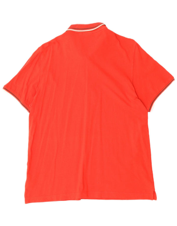 Мужская рубашка поло Lotto UK 44/46 2XL Красный хлопок