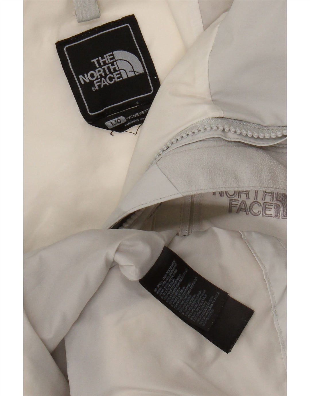 Женская дождевик The North Face UK 16, большой белый полиэстер с цветными блоками