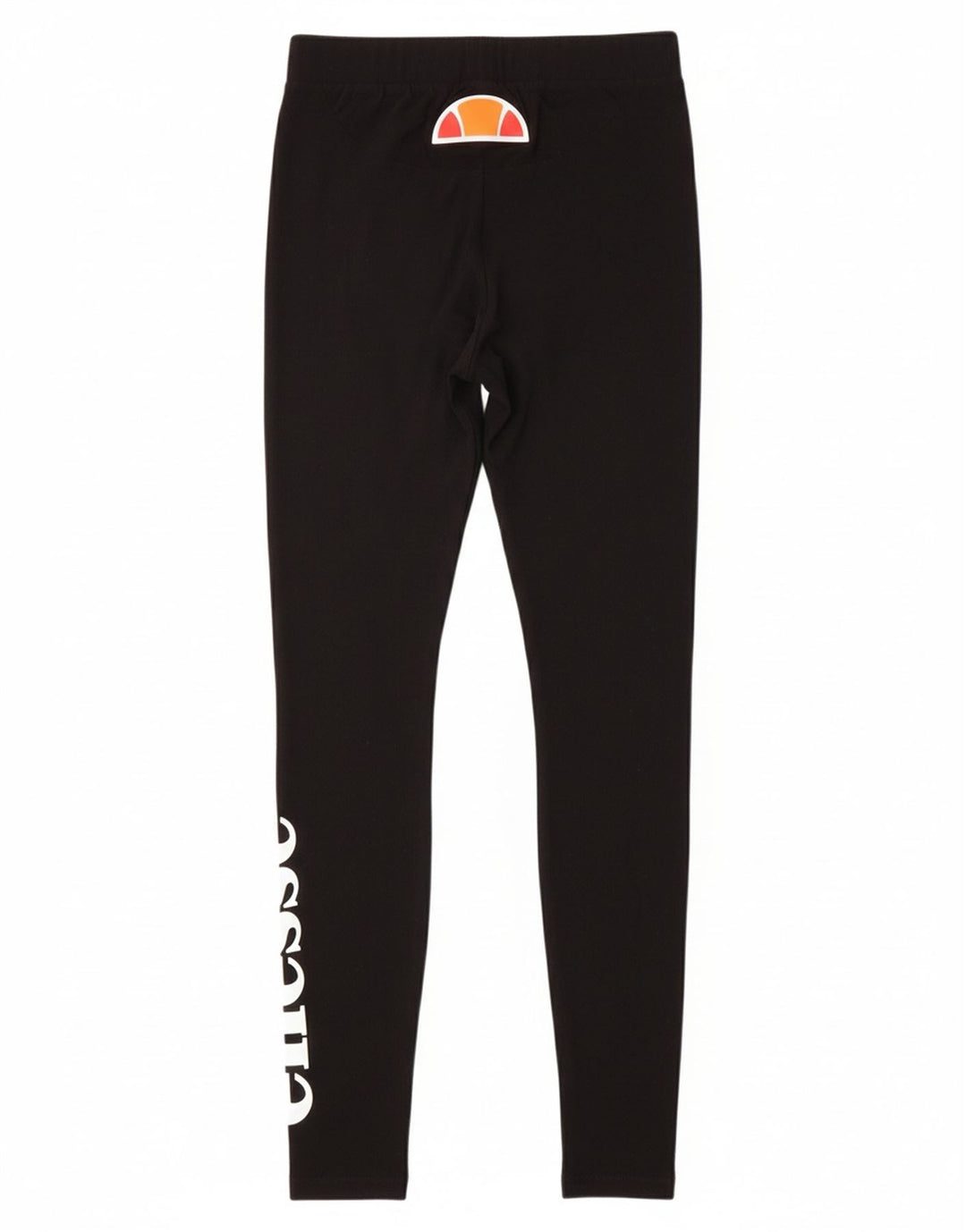 ELLESSE Womens Graphic Leggings UK 8 Small Black