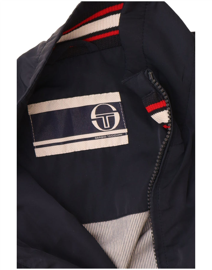 Мужской бомбер SERGIO TACCHINI IT 48 Medium Navy Blue Полиэстер