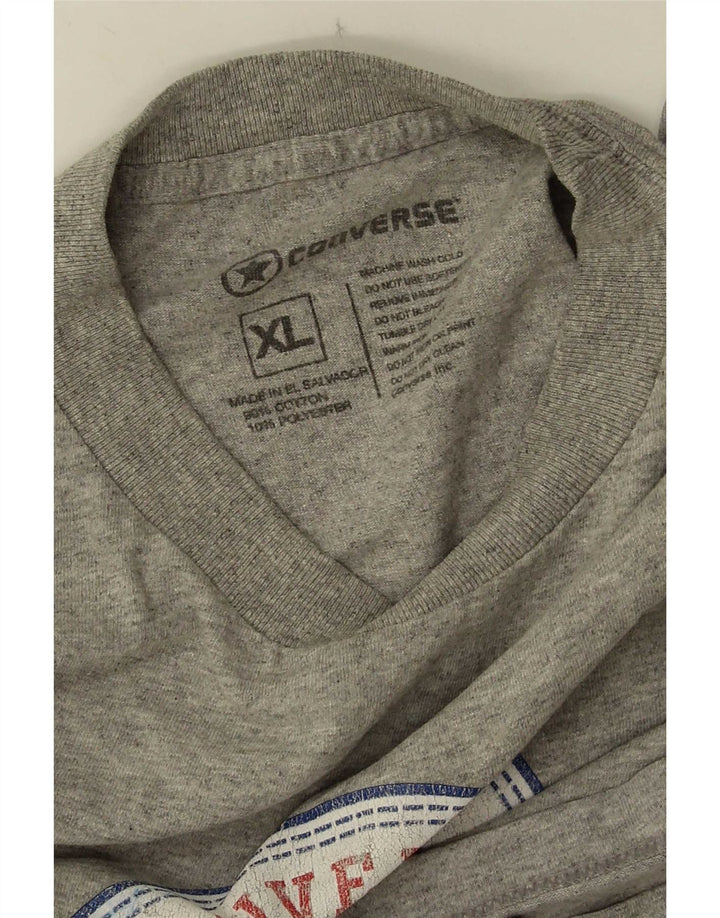 Мужская футболка с рисунком Chuck Taylor Converse XL серая