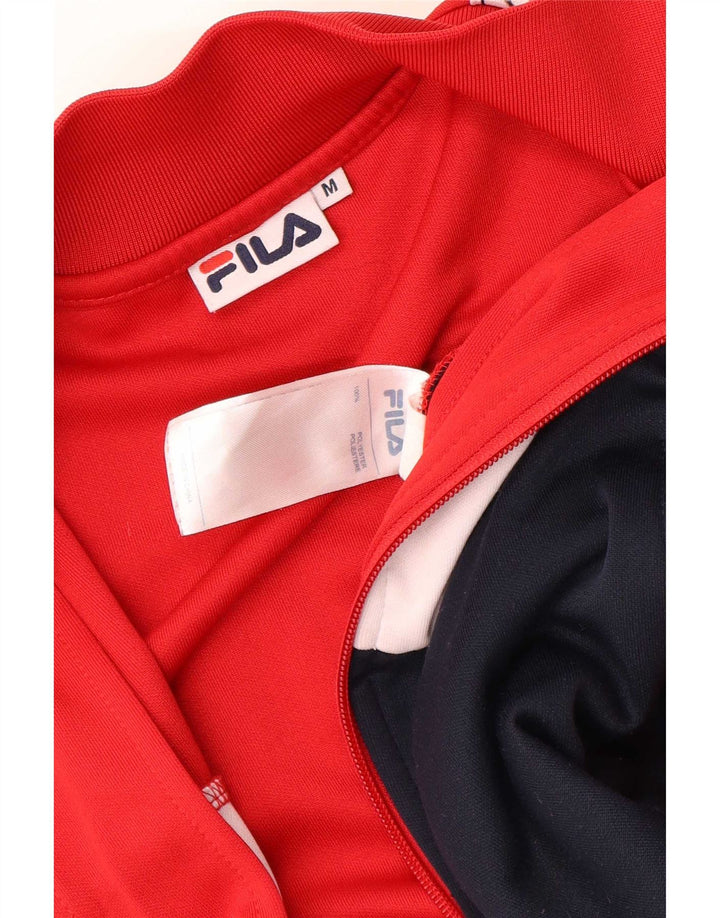 Fila Женский спортивный костюм с графическим рисунком UK 14 Medium Red Colorblock