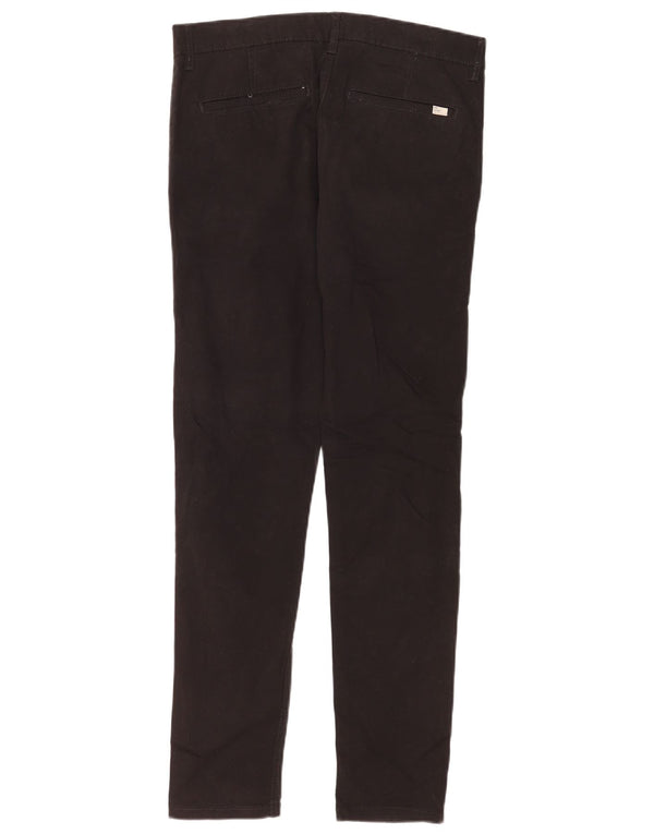 Мужские брюки-чиносы Zara EU 40 Medium W31 L30, черные, хлопковые