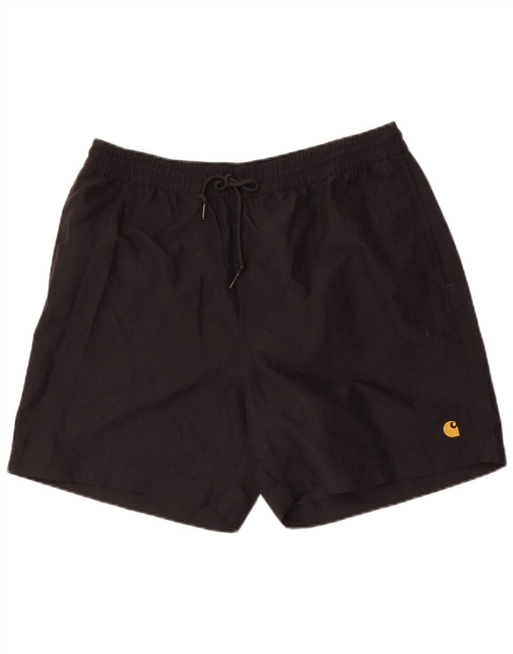 Мужские шорты для плавания Carhartt, большие черные из полиэстера