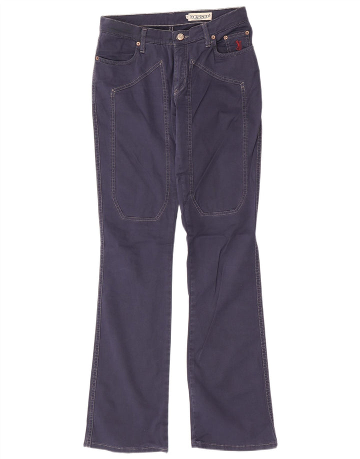 Женские повседневные брюки Jeckerson Bootcut W28 L33, темно-синие, хлопковые