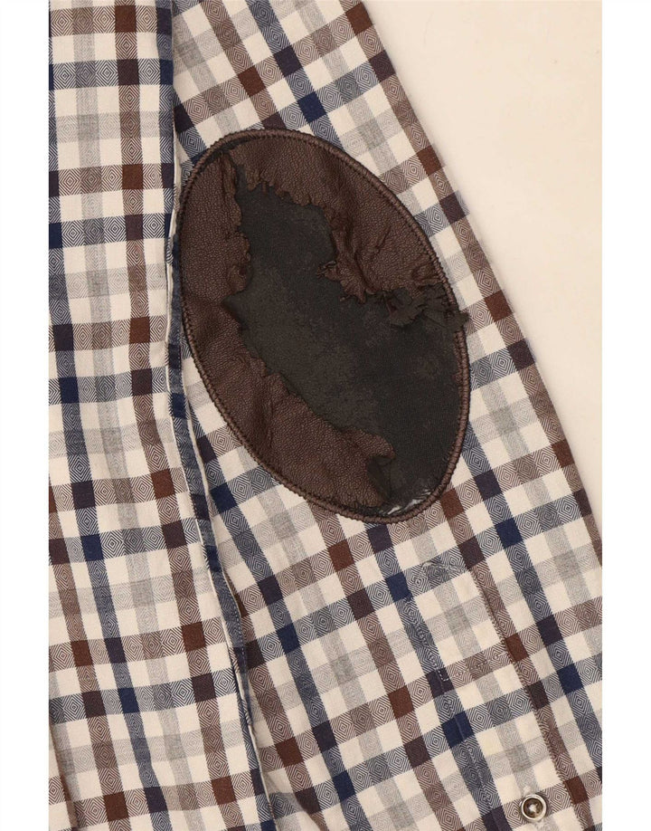Мужская рубашка Massimo Dutti XL в разноцветную клетку