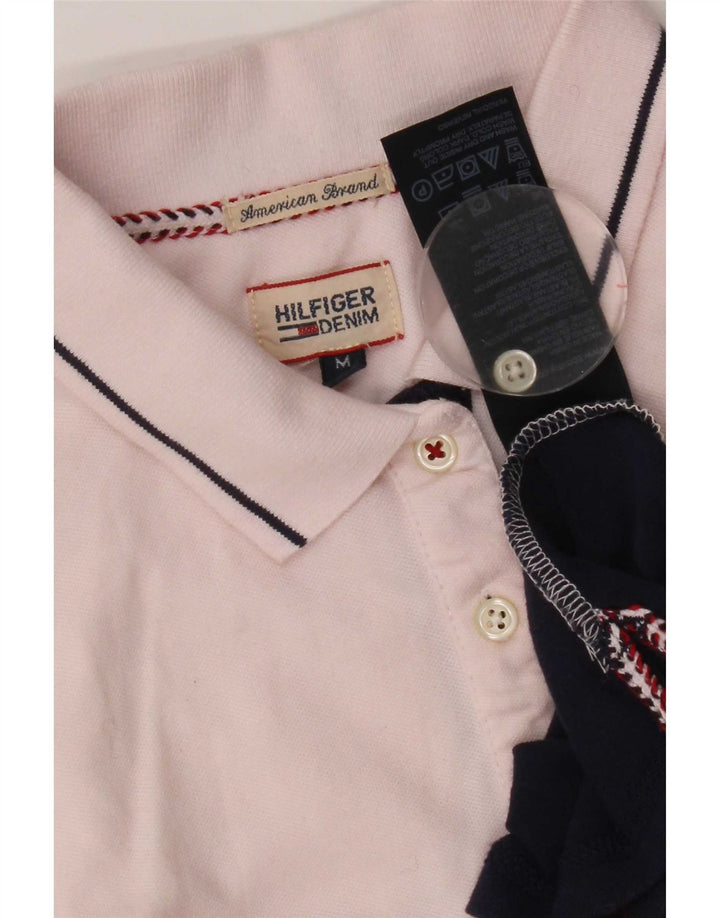 Женская рубашка-поло Tommy Hilfiger UK 12, средний разноцветный цветной блок