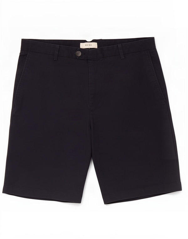 Мужские шорты чинос Reiss Medium W32, темно-синие, хлопок