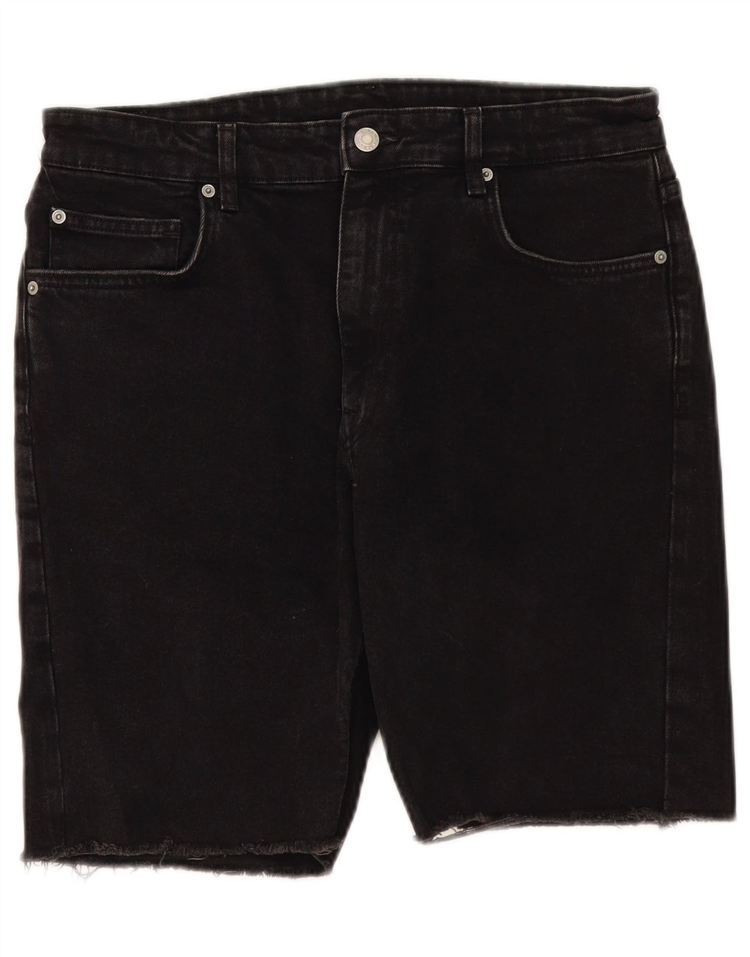 Мужские джинсовые шорты Zara EU 42, большие W32, черные