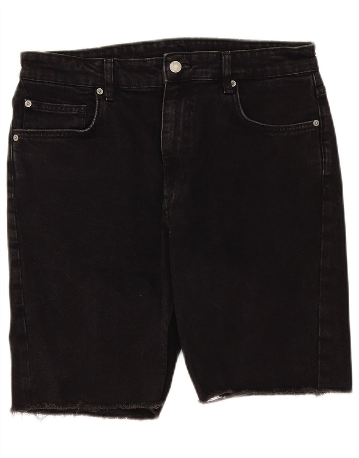 Мужские джинсовые шорты Zara EU 42, большие W32, черные