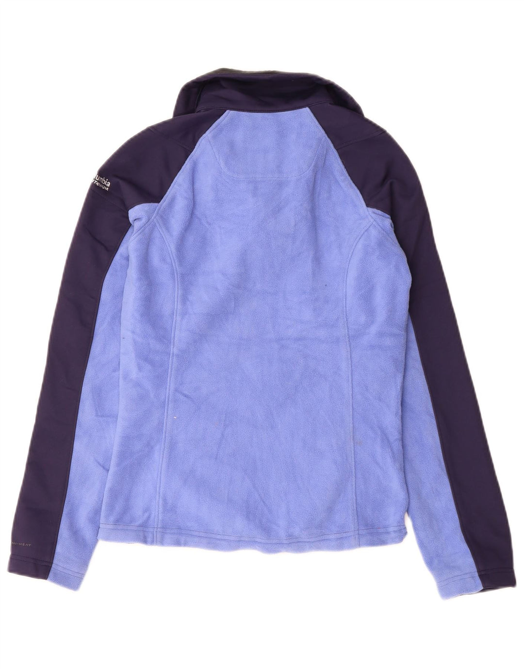 Женская флисовая куртка COLUMBIA Omni-Heat UK 6 XS Темно-синяя с цветными блоками