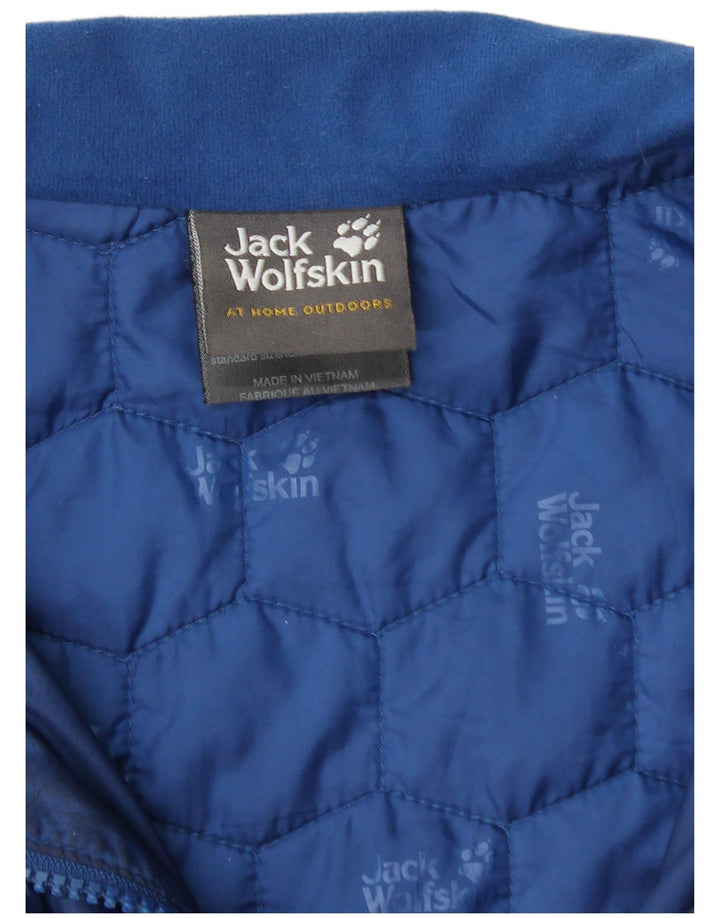 Мужская стеганая куртка JACK WOLFSKIN UK 40/42, большой синий полиэстер