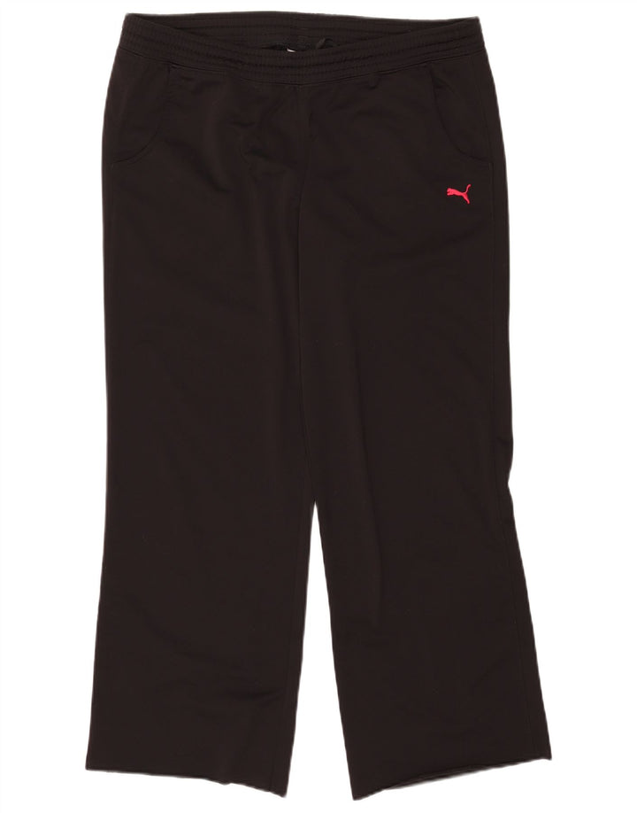 Женские спортивные брюки Puma UK 16, большие черные, полиэстер